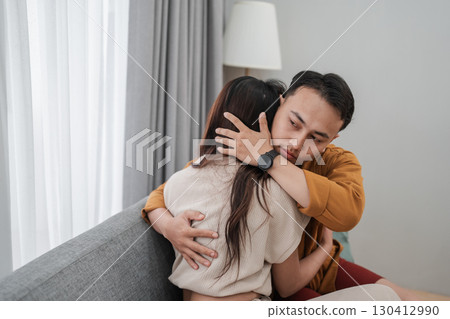 Emotional Embrace A Special Moment of Comfort Shared Between Two Close People Emotional Embrace A Special Moment of Comfort Shared Between Two Close People 130412990