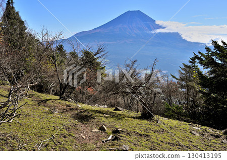 天子山脈的毛無山:從橫斷路線上眺望富士山 天子山脈的毛無山:從橫斷路線上眺望富士山 130413195