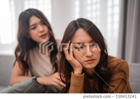 Emotional Support A Friend Consoling the Other During Times of Distress and Sadness Emotional Support A Friend Consoling the Other During Times of Distress and Sadness 130413241