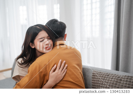 Emotional Embrace A Deeply Tender Moment Shared Between Two Loving Lovers Emotional Embrace A Deeply Tender Moment Shared Between Two Loving Lovers 130413283
