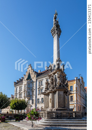 Medieval town square of Loket in Czech Republic Medieval town square of Loket in Czech Republic 130413371