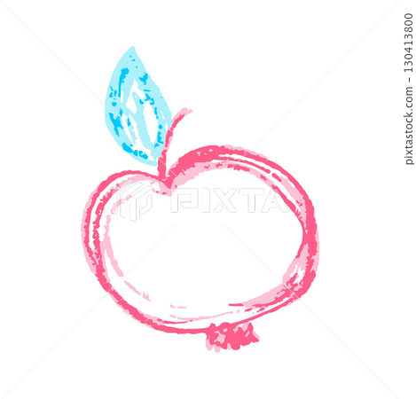 Children's icon with wax crayons and pastels Children's icon with wax crayons and pastels 130413800