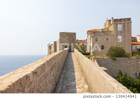 View from the walls of the old town of Dubrovnik, Croatia, Europe View from the walls of the old town of Dubrovnik, Croatia, Europe 130414941