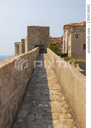 View from the walls of the old town of Dubrovnik, Croatia, Europe View from the walls of the old town of Dubrovnik, Croatia, Europe 130414942