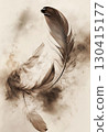 Monochrome Brushwork Emphasizing Texture And Depth 130415177