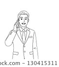 西裝男子（電話） 130415311