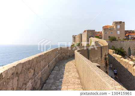 View from the walls of the old town of Dubrovnik, Croatia, Europe 130415961