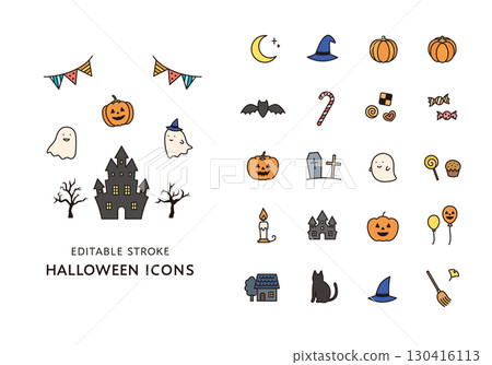 萬聖節圖示集（彩色） 130416113