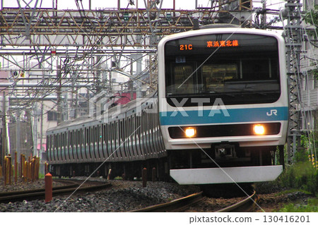 [JK] Series 209 Series 500 on the Keihin-Tohoku Line 130416201