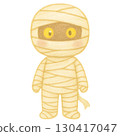 Cute Little Mummy Halloween Illustration 130417047
