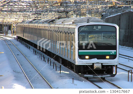 冬季常磐線E501系列列車(本地列車:上野⇔土浦) 冬季常磐線E501系列列車(本地列車:上野⇔土浦) 130417667