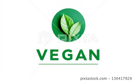 the inscription is "vegan",eco-friendly the inscription is "vegan",eco-friendly 130417929