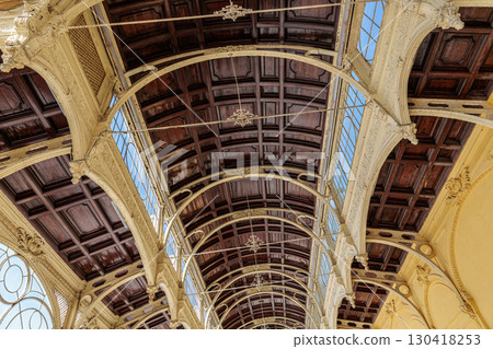 Spa center and colonnade of the famous Marianske Lazne spa, Czech Republic 130418253