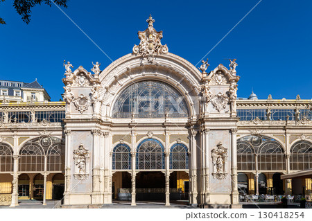 Spa center and colonnade of the famous Marianske Lazne spa, Czech Republic Spa center and colonnade of the famous Marianske Lazne spa, Czech Republic 130418254