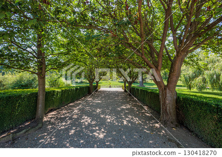 The grounds of the country residence of the Czech President - Lany Castle, Czech Republic 130418270