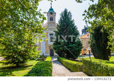 The grounds of the country residence of the Czech President - Lany Castle, Czech Republic 130418272