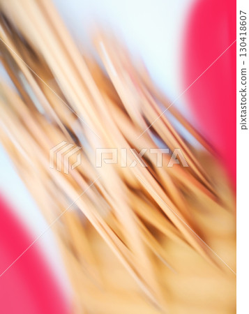 Indoor shot of home studio for artist defocused background. 130418607