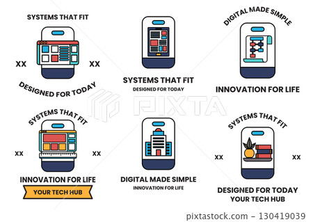The icons are designed to be simple and easy to understand 130419039