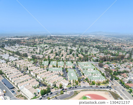 Aerial view of Del Mar Neighborhood, San Diego County Aerial view of Del Mar Neighborhood, San Diego County 130421237