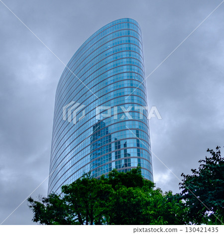 Glass Facade Office Tower of Tokyo City Skyline 130421435
