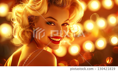 Glamour and elegance shine through in this vintage-inspired portrait Glamour and elegance shine through in this vintage-inspired portrait 130421819