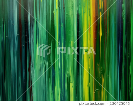 Abstract oil art background green and yellow stripes Abstract oil art background green and yellow stripes 130425045