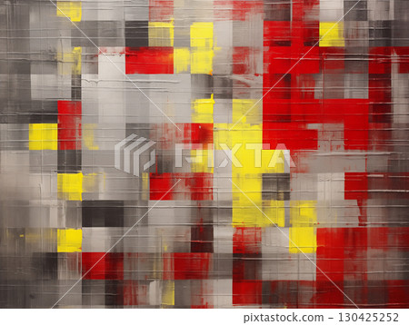 Abstract colorful grid painting 130425252