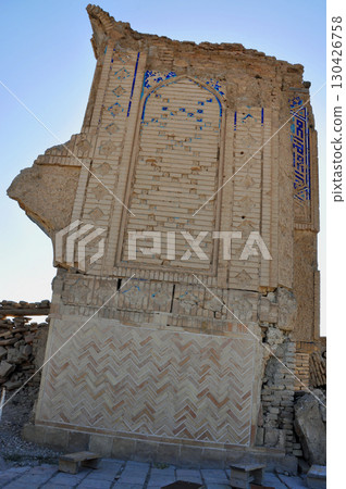 Turkmenistan, Ashgabat, Anau Ruins, Anau Tepe, ruins of a mosque destroyed by a major earthquake Turkmenistan, Ashgabat, Anau Ruins, Anau Tepe, ruins of a mosque destroyed by a major earthquake 130426758