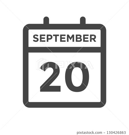 September 20 Calendar Day & Calender Date for Deadline, or Appointment September 20 Calendar Day & Calender Date for Deadline, or Appointment 130426863