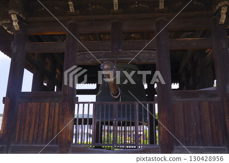 The bell of Hokoji Temple in Kyoto 130428956
