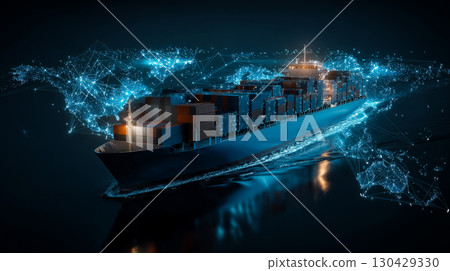 Image of the fusion of ocean transport and global communications 130429330