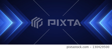 Glowing blue arrows background, dynamic glowing pointers backdrop, fast motion. Glowing blue arrows background, dynamic glowing pointers backdrop, fast motion. 130429500