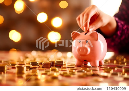 Pig Piggy Bank Savings Image 7 AI-generated image 130430009