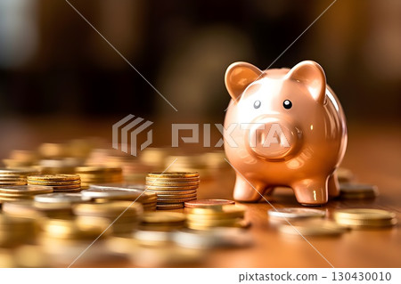 Pig Piggy Bank Savings Image 8 AI-Generated Image 130430010