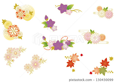 日式秋花插圖集 130430099