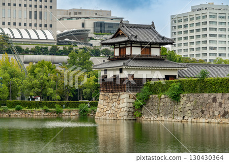 A castle on the surface of the water 130430364