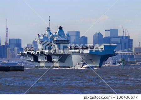 為維護印太地區和平…英國皇家海軍航空母艦「威爾斯親王號」離開東京港 為維護印太地區和平…英國皇家海軍航空母艦「威爾斯親王號」離開東京港 130430677
