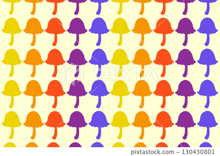 色彩鮮豔的蘑菇圖案 色彩鮮豔的蘑菇圖案 130430801