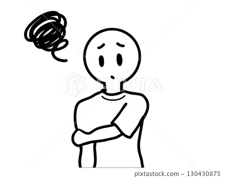 患有手臂問題的人的插圖 患有手臂問題的人的插圖 130430875