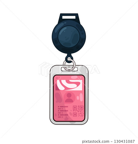 illustration of ID Card holder illustration of ID Card holder 130431087