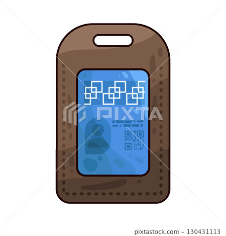 illustration of ID Card case illustration of ID Card case 130431113