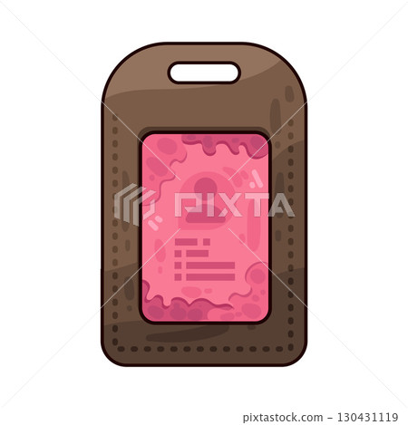 illustration of ID Card case illustration of ID Card case 130431119