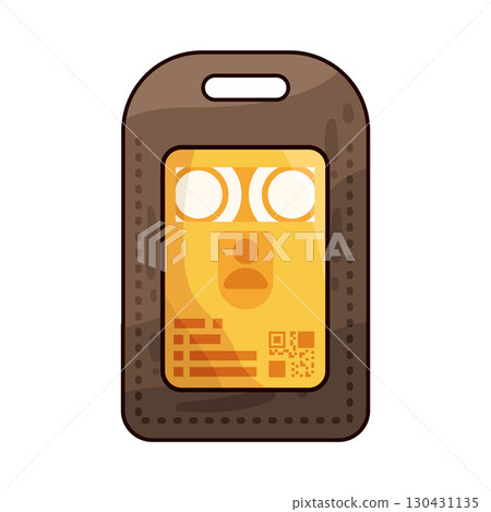 illustration of ID Card case illustration of ID Card case 130431135