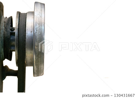 Metal flywheel, sewing machine pulley with belt Metal flywheel, sewing machine pulley with belt 130431667