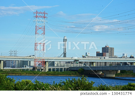 Arakawa riverside scenery 130431774