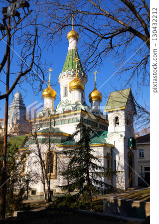 View of Church of St. Nicholas the Wonderworker in Sofia View of Church of St. Nicholas the Wonderworker in Sofia 130432212