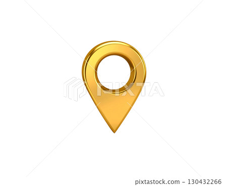Pins and markers for navigation separated on white background. Pins and markers for navigation separated on white background. 130432266