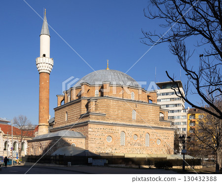 Historic Banya Bashi Mosque in Sofia, Bulgaria 130432388