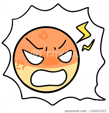 憤怒的人的言語泡沫 130432425