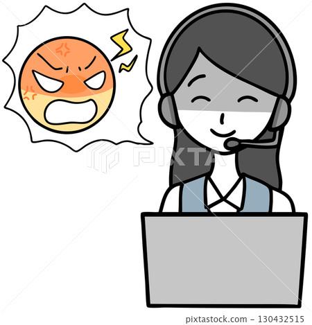一個詭計多端的呼叫中心女人和一個抱怨者 130432515